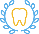 award winning tooth icon